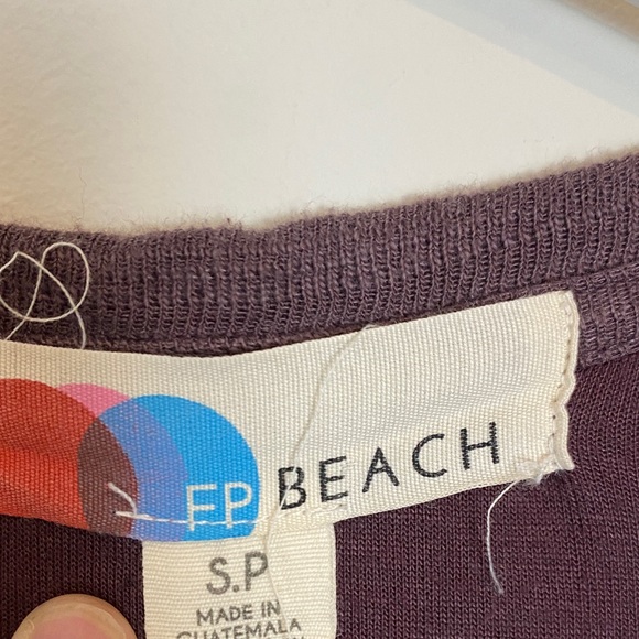 Free People Beach Plum Knit Open-Front Cardigan Sweater – Size Small (Style OB1 - Picture 5 of 7